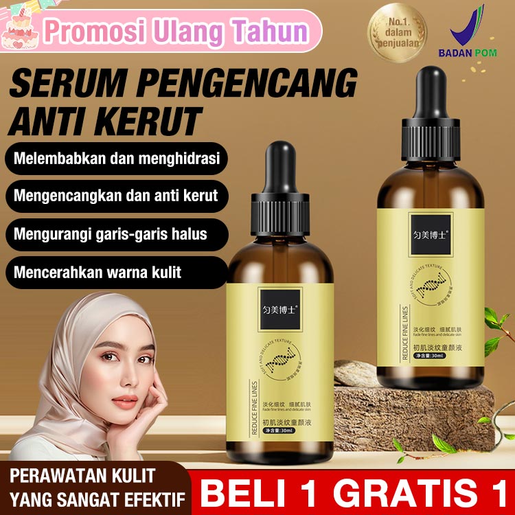 Promo Idul Adha, beli satu gratis satu - Serum Pengencang Anti-Kerutan - Mengurangi Garis-Garis Halus, Mengencangkan Kulit, Melembabkan & Melembabkan untuk Semua Jenis Kulit