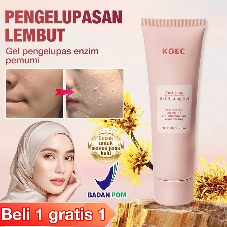 Promo Idul Adha, beli satu gratis satu - Gel Pengelupas Enzim Pemurni-Saatnya mengucapkan selamat tinggal pada kulit kusam! Ucapkan Selamat Datang pada Kulit Halus dan Bercahaya!